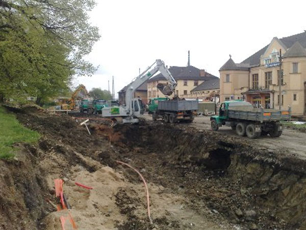 PERNEROVO NÁMĚSTÍ ČESKÁ TŘEBOVÁ DOPRAVNÍ TERMINÁL